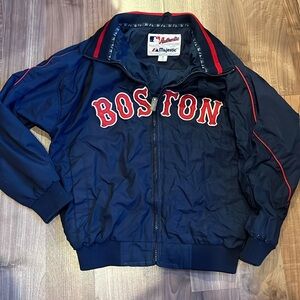 Authentic Collection Majestic Boston Jacket for Boy, Sz m Wtproof. Navyblue